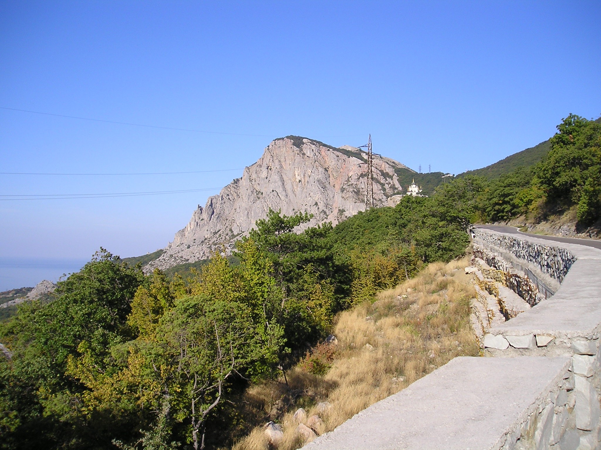 Крым, Форос, дорога к Храму Воскресения Христова