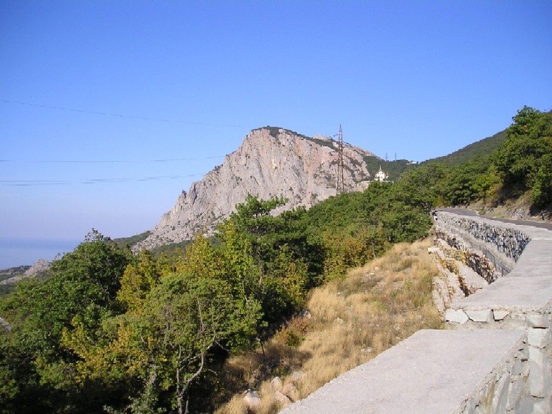Крым, Форос, дорога к Храму Воскресения Христова