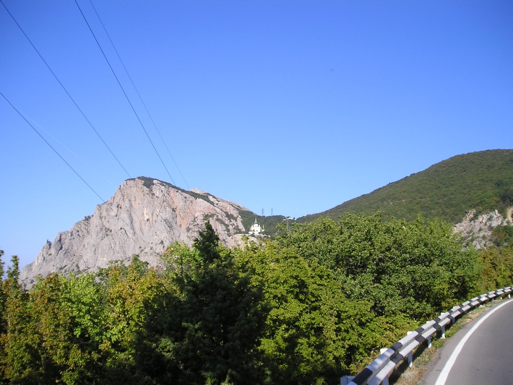 Крым, Форос, дорога к Храму Воскресения Христова