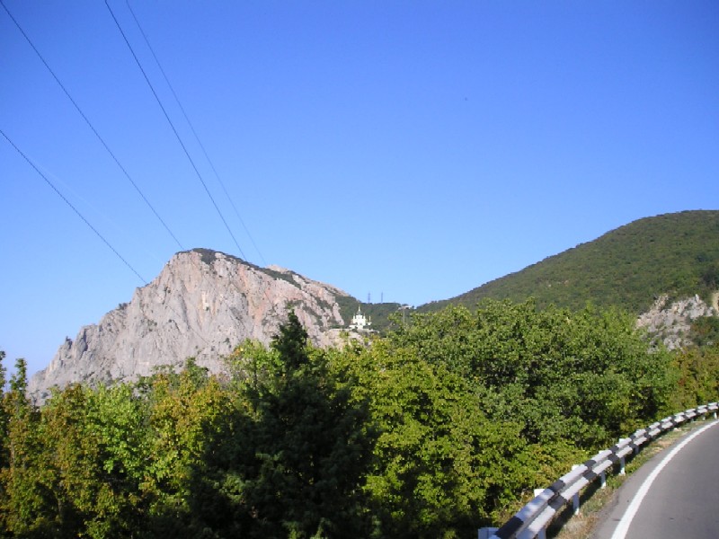 Крым, Форос, дорога к Храму Воскресения Христова