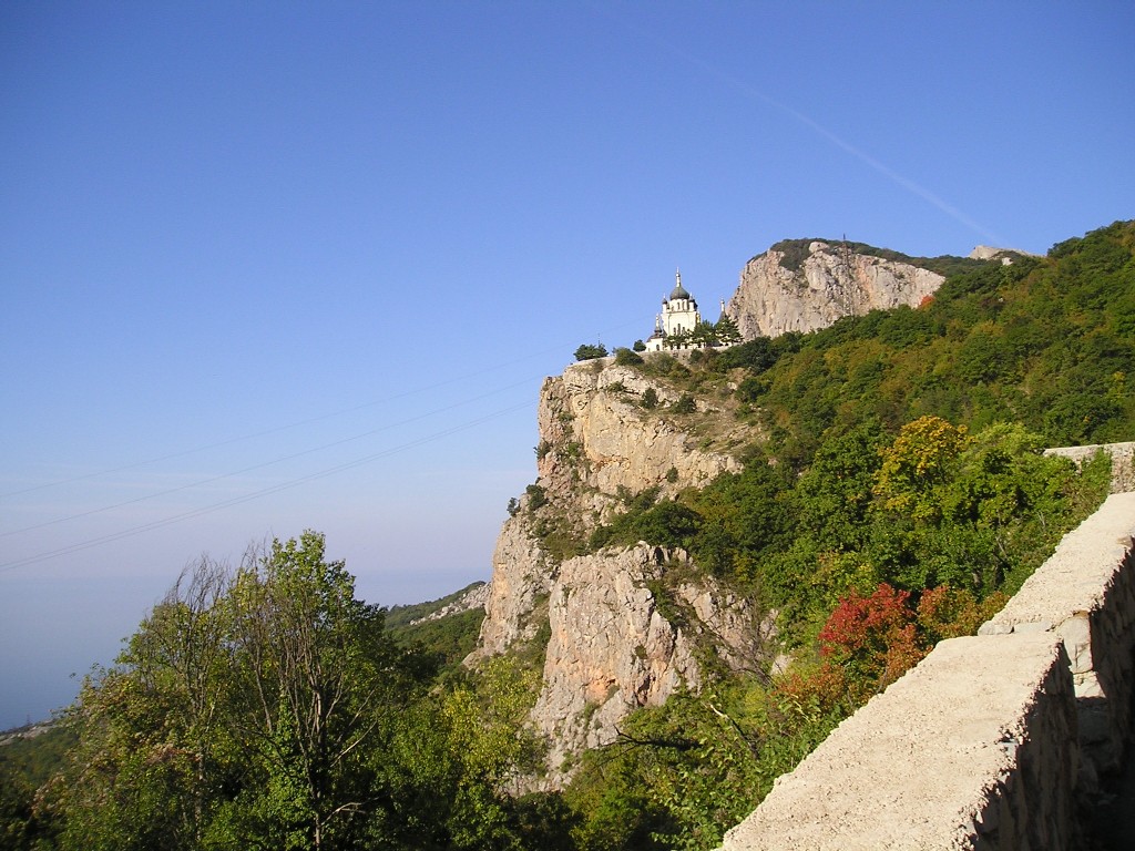 Крым, Форос, дорога к Храму Воскресения Христова