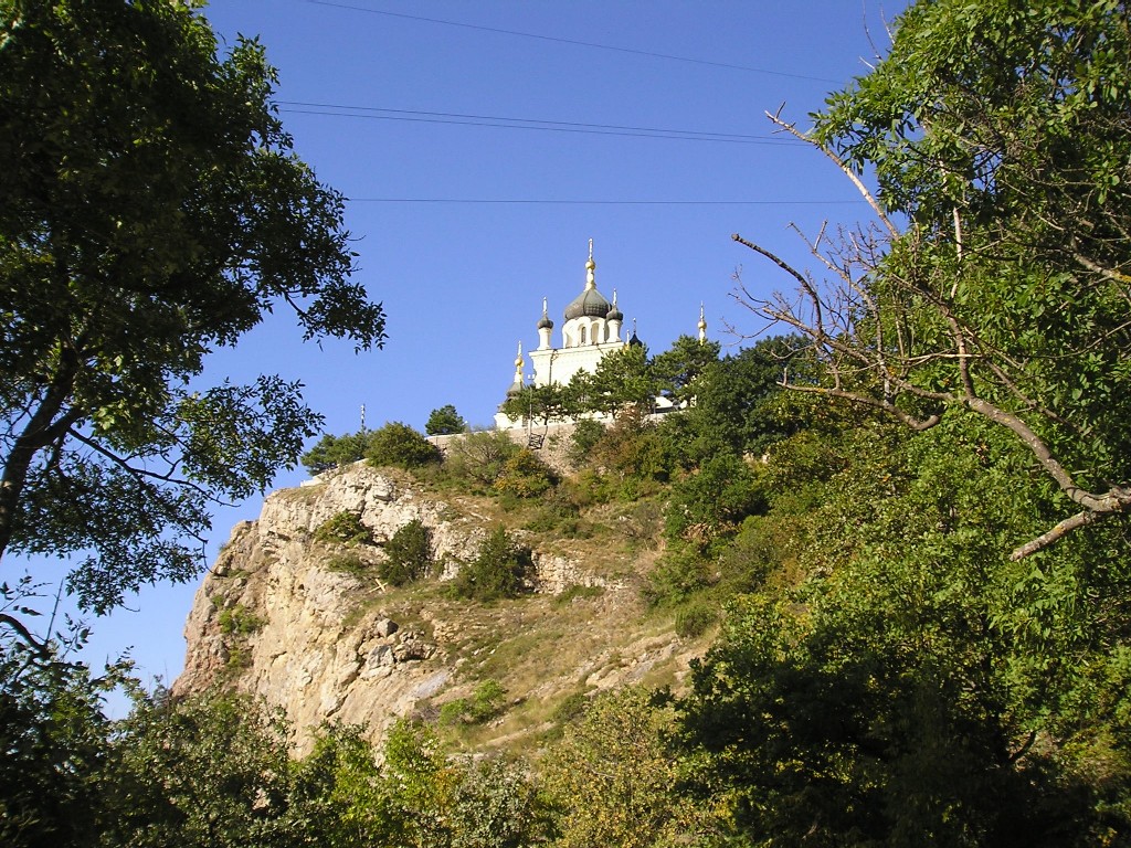 Крым, Форос, дорога к Храму Воскресения Христова