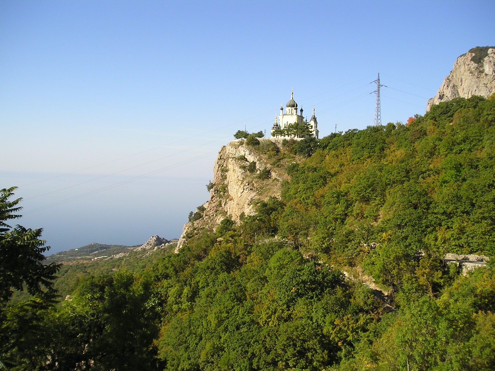 Крым, Форос, дорога к Храму Воскресения Христова