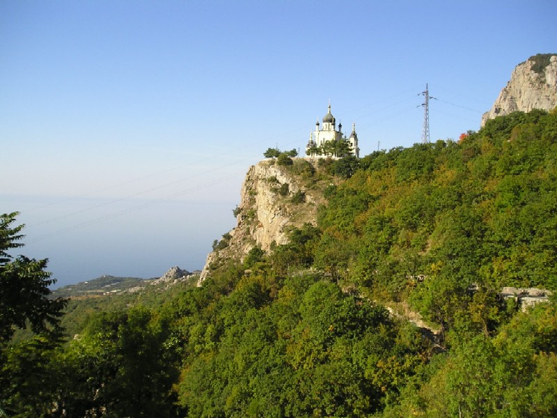 Крым, Форос, дорога к Храму Воскресения Христова