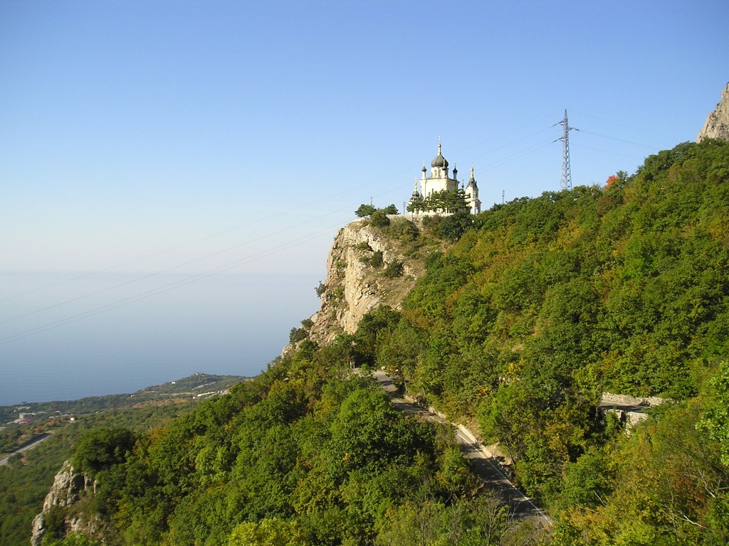 Крым, Форос, дорога к Храму Воскресения Христова