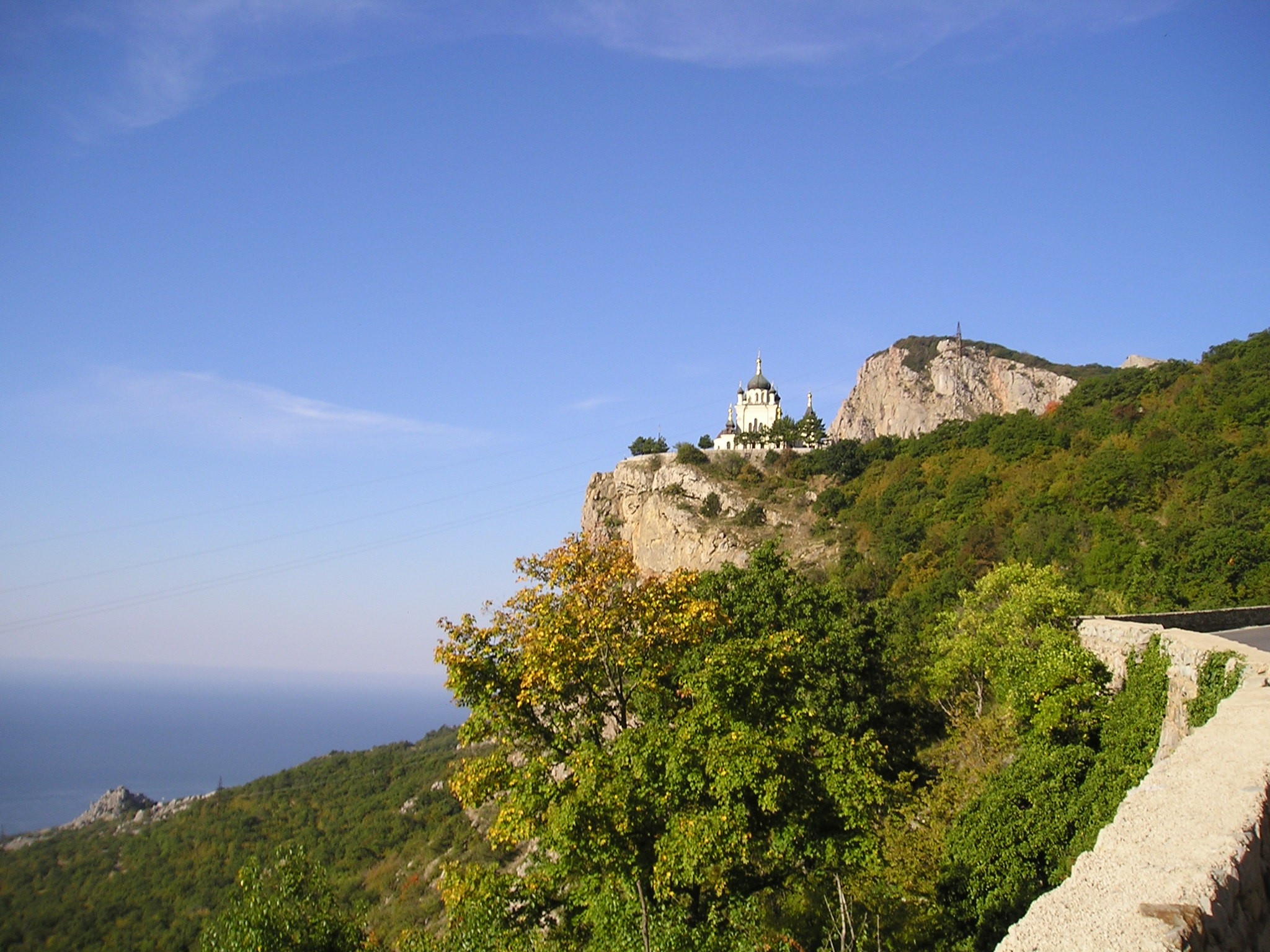 Крым, Форос, дорога к Храму Воскресения Христова