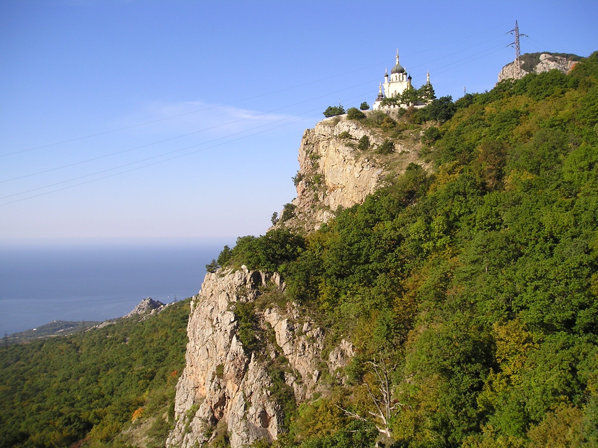 Крым, Форос, дорога к Храму Воскресения Христова
