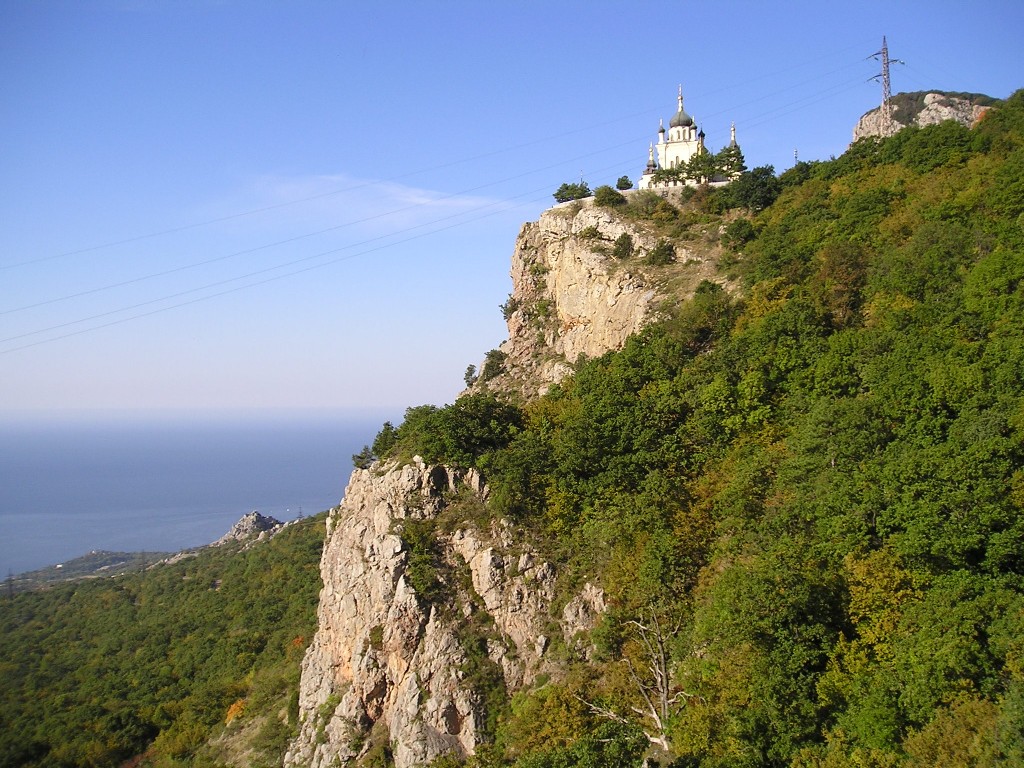 Крым, Форос, дорога к Храму Воскресения Христова